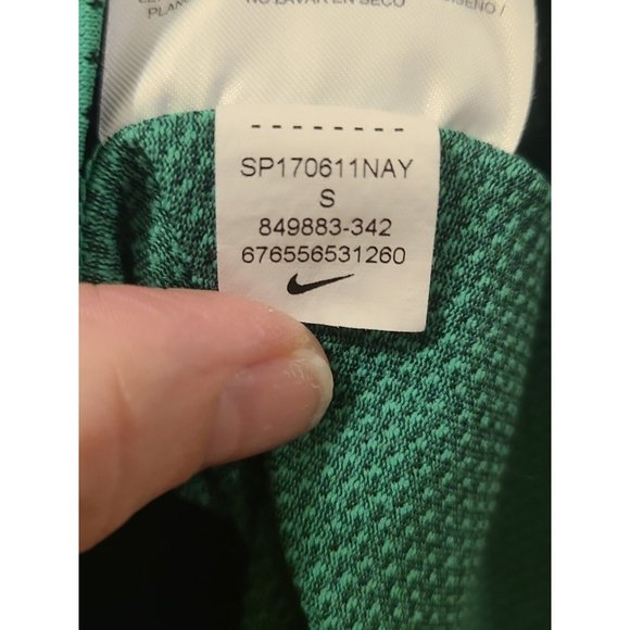 Nike Dri-fit Apple Green Pullover Long Sleeve Running Top Women Small EUC 849883 - Picture 6 of 6